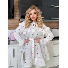 Платье из муслина с кружевом, разные цвета